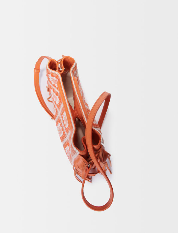 Crochet M bag : M Bag color Orange