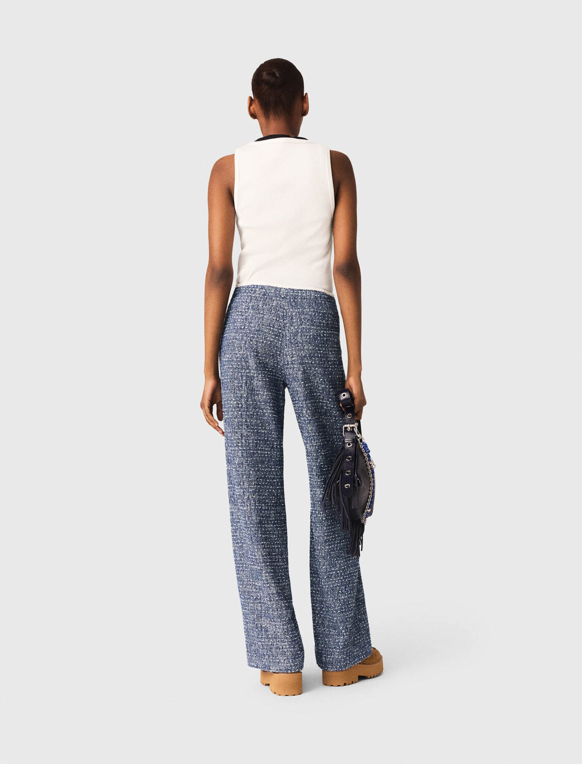 Tweed trousers - Trousers & Jeans - MAJE