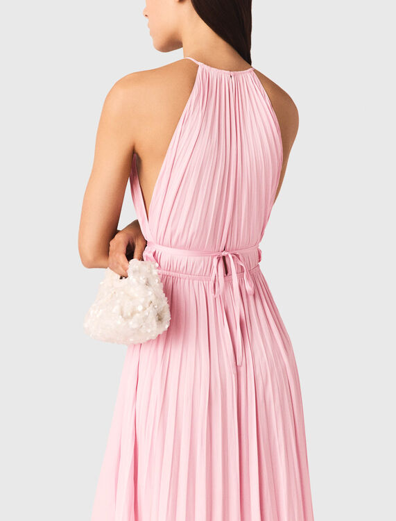 Pleated maxi dress - Dresses - MAJE