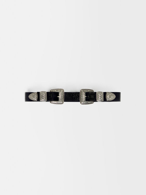 Double buckle belt - Other Accessories - MAJE