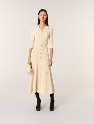maje : Dresses 顏色 米黄色/BEIGE