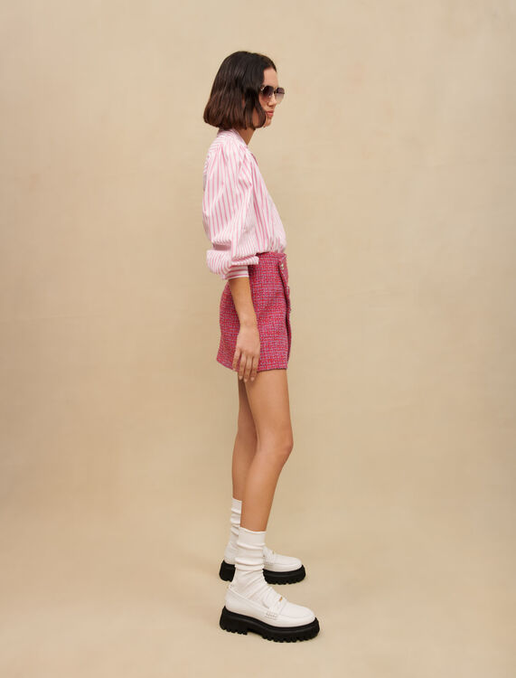 Tweed wrap skirt - Skirts & Shorts - MAJE