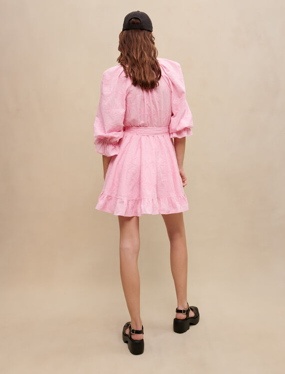 Ruffled mini dress - Dresses - MAJE