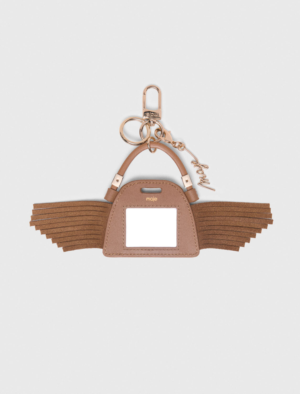 Miss M mini mirror bag charm -  - MAJE