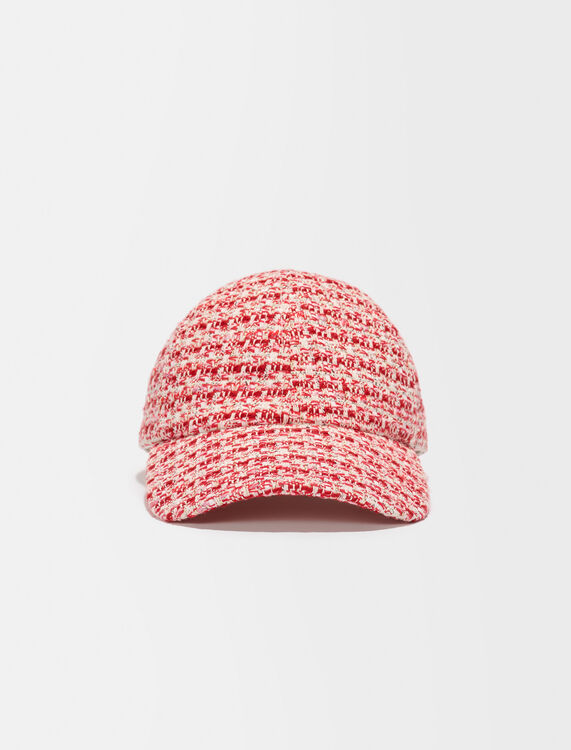 Tweed-style baseball cap - Other Accessories - MAJE