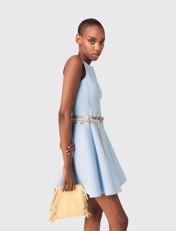 Skater dress with jewelled bows - Dresses - MAJE