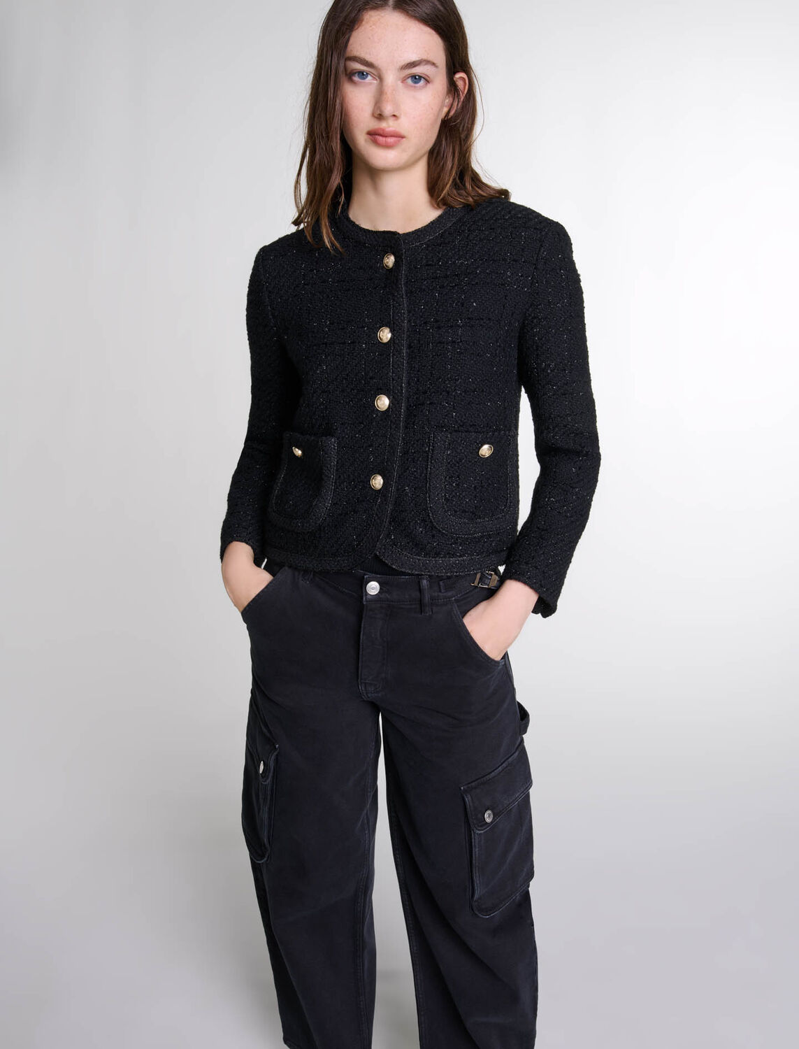 maje : readytowear-blazers 顏色 黑色/BLACK