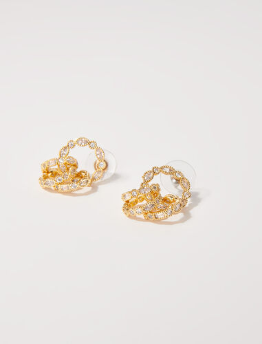 Gold earrings : Jewelry color Gold