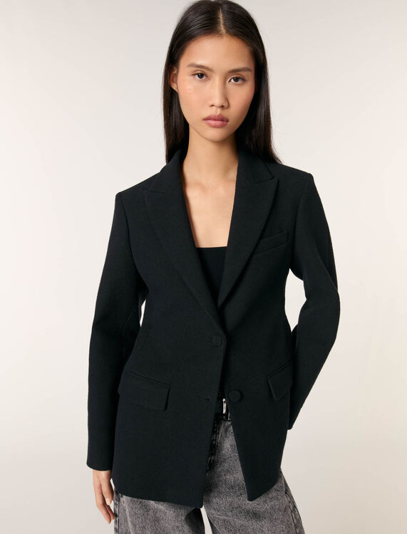 Slim-fit suit jacket - Blazers & Jackets - MAJE