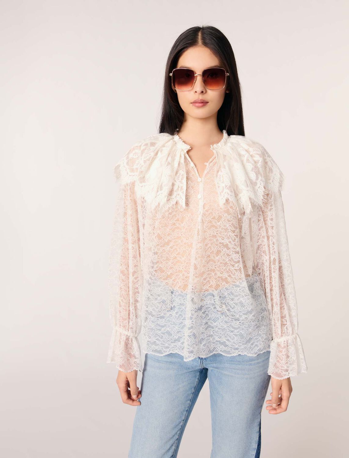 maje : Tops 顏色 白色/WHITE