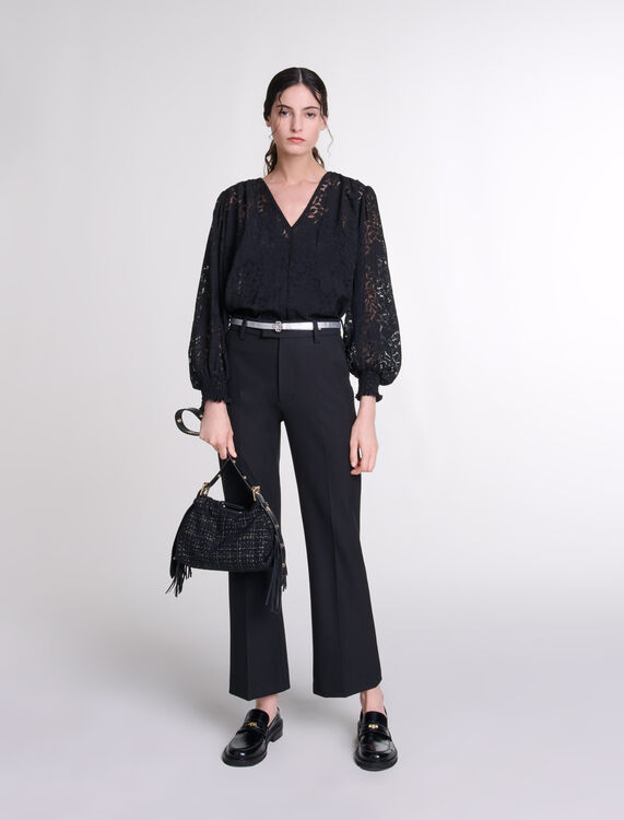 Patterned Shirt : View All color Black