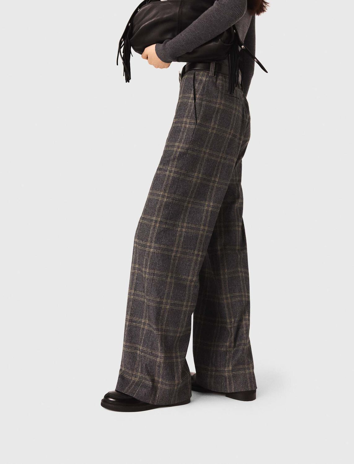 Checked suit trousers - View All - MAJE