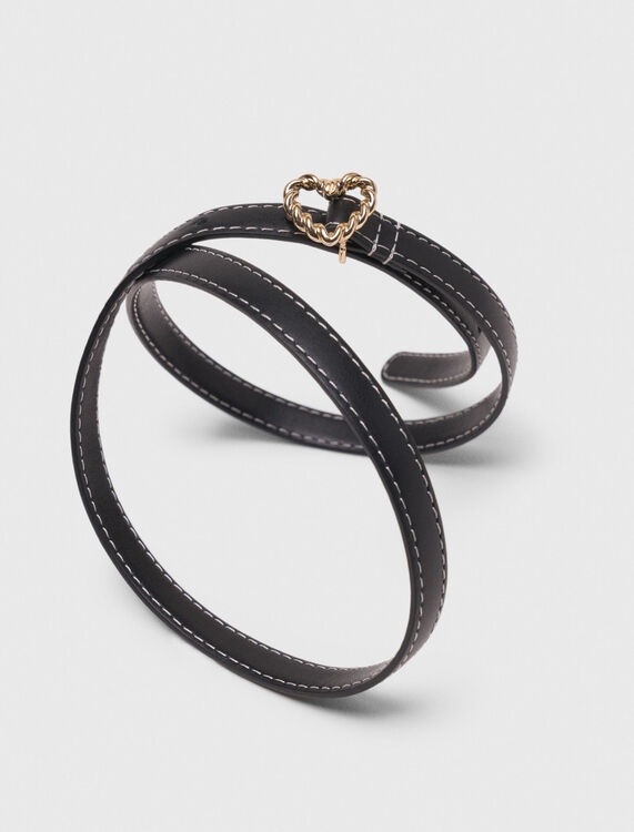 Slim heart belt - Belts - MAJE