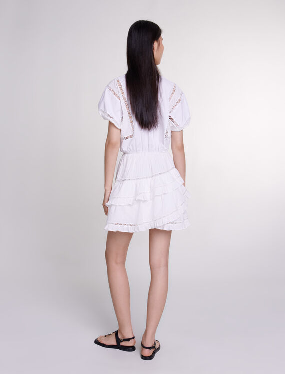 Short embroidered dress - High Summer x Jiayi Li - MAJE