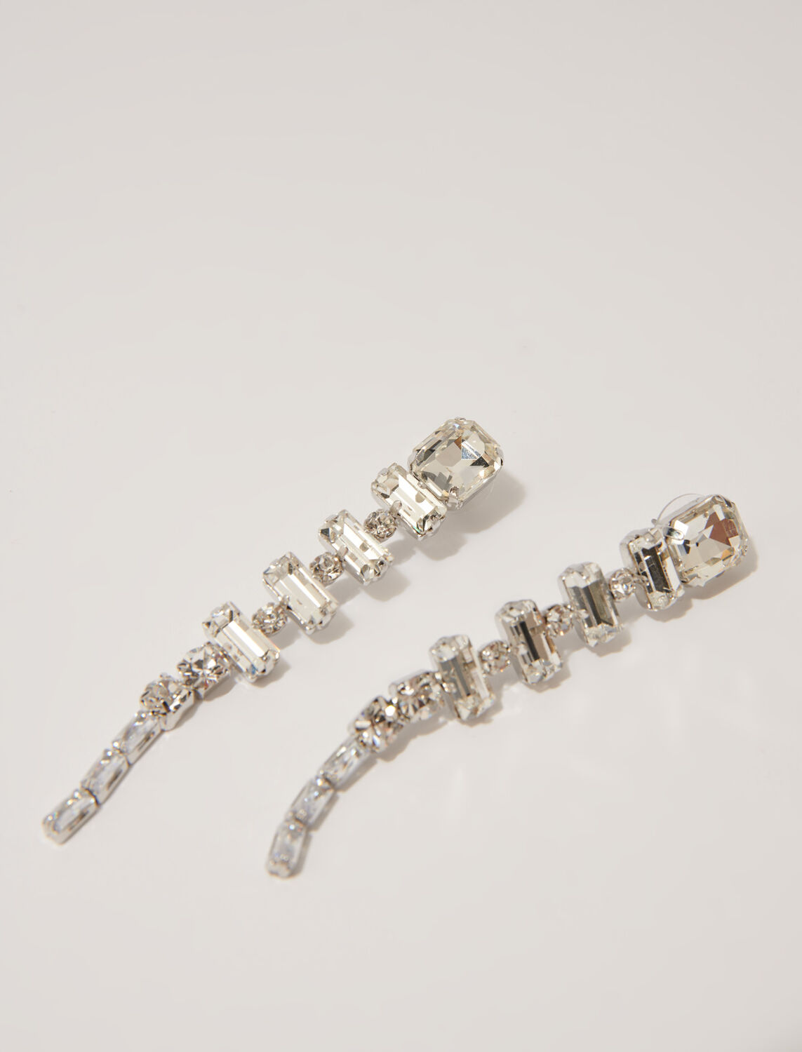 Cascade diamanté earrings - Fall-Winter Collection - MAJE