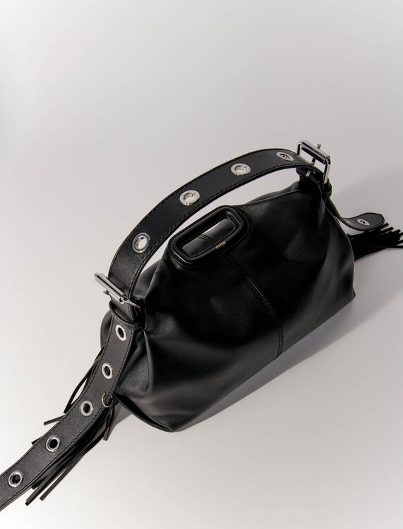 Smooth leather Miss M bag -  - MAJE