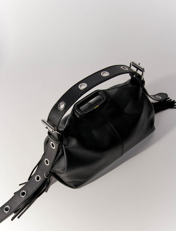 Smooth leather Miss M bag : M Bag color Black