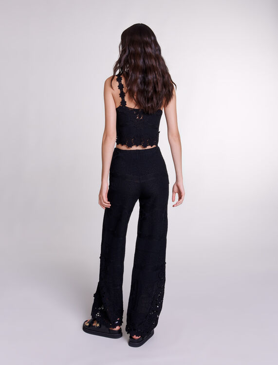 Crochet trousers - Spring-Summer Collection - MAJE