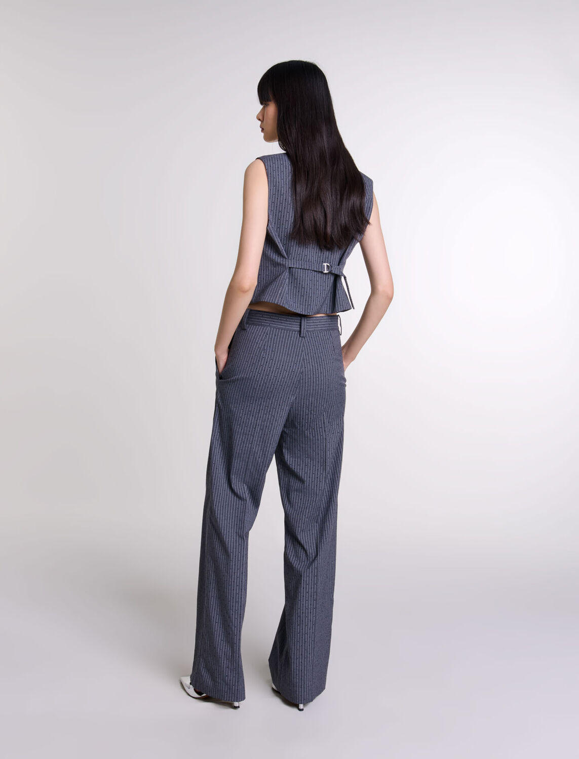 Rhinestone jacket - null - MAJE