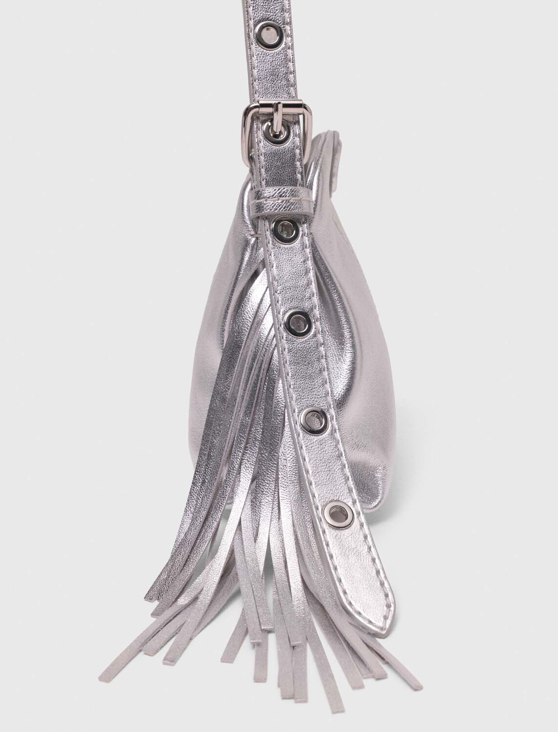 maje : Small leather goods color Silver