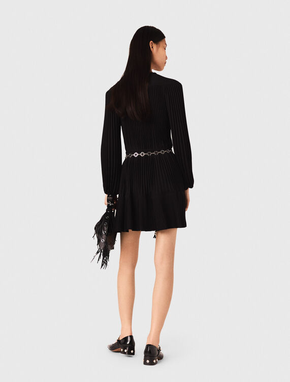 Short pleated dress - Dresses - MAJE