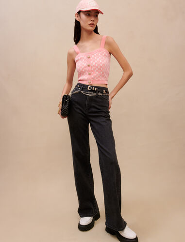 Printed knit top : Chinese New Year Collection color Pink