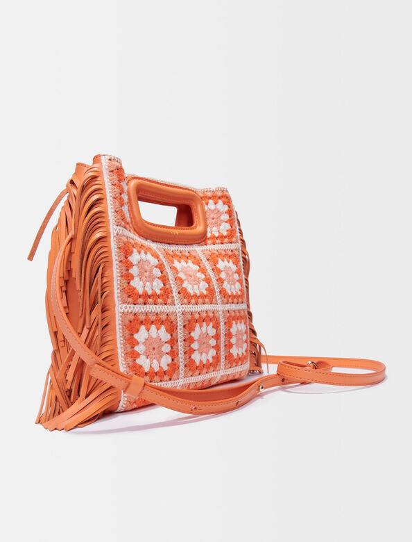 Crochet M bag : M Bag color Orange