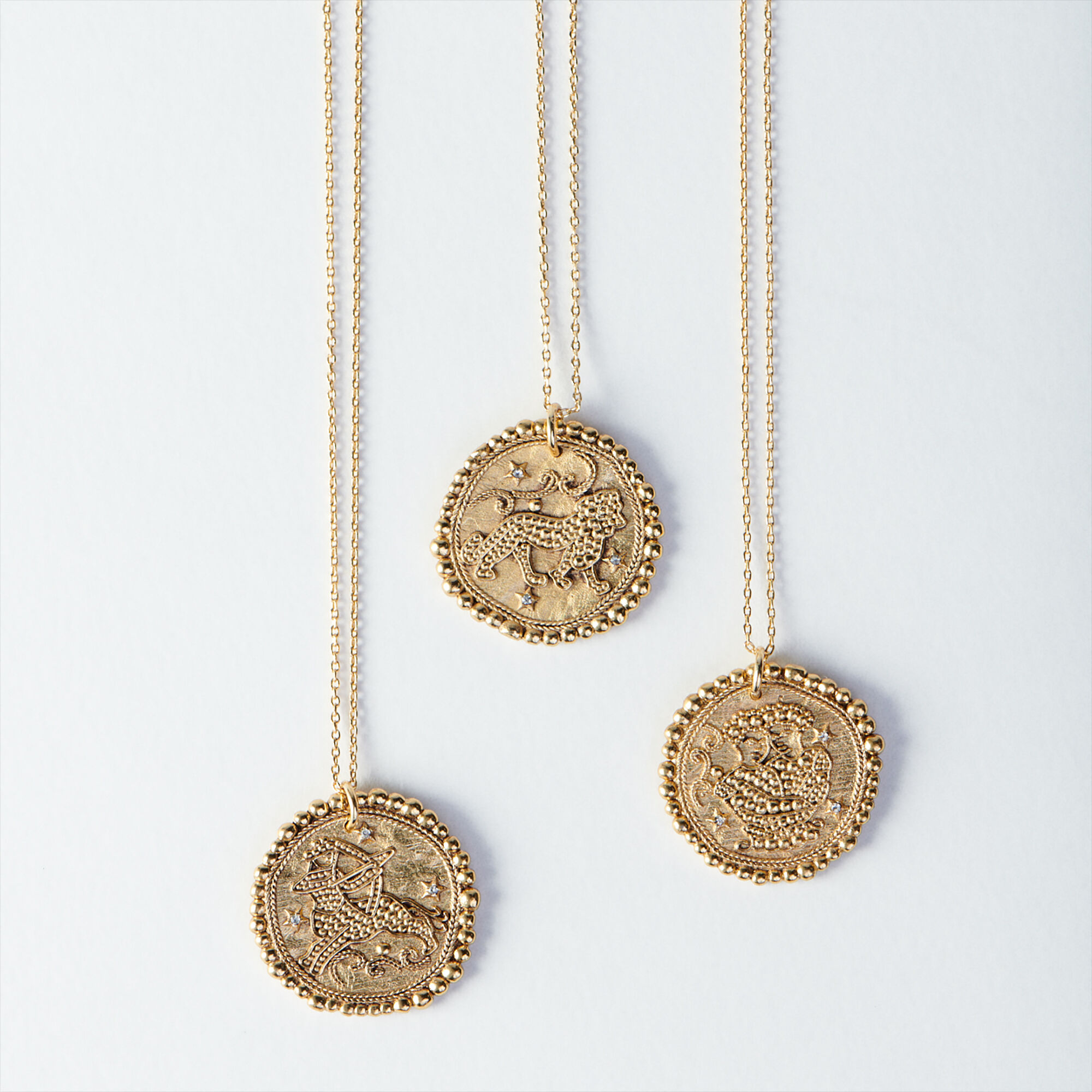 119SAGITTAIRE Sagittarius zodiac sign necklace