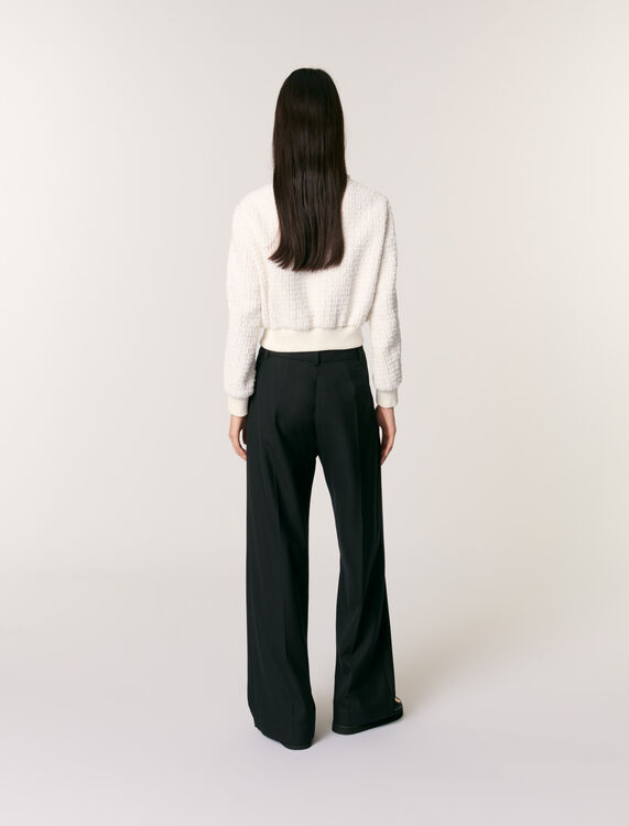 Short tweed jacket - Blazers & Jackets - MAJE