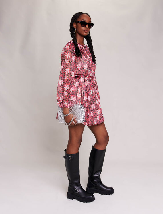 Short floral dress - Dresses - MAJE