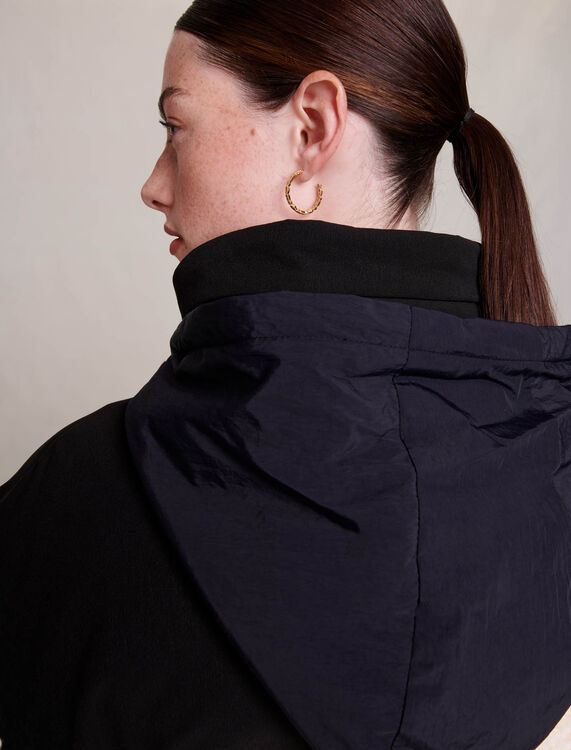 Bicolour padded jacket - Coats - MAJE