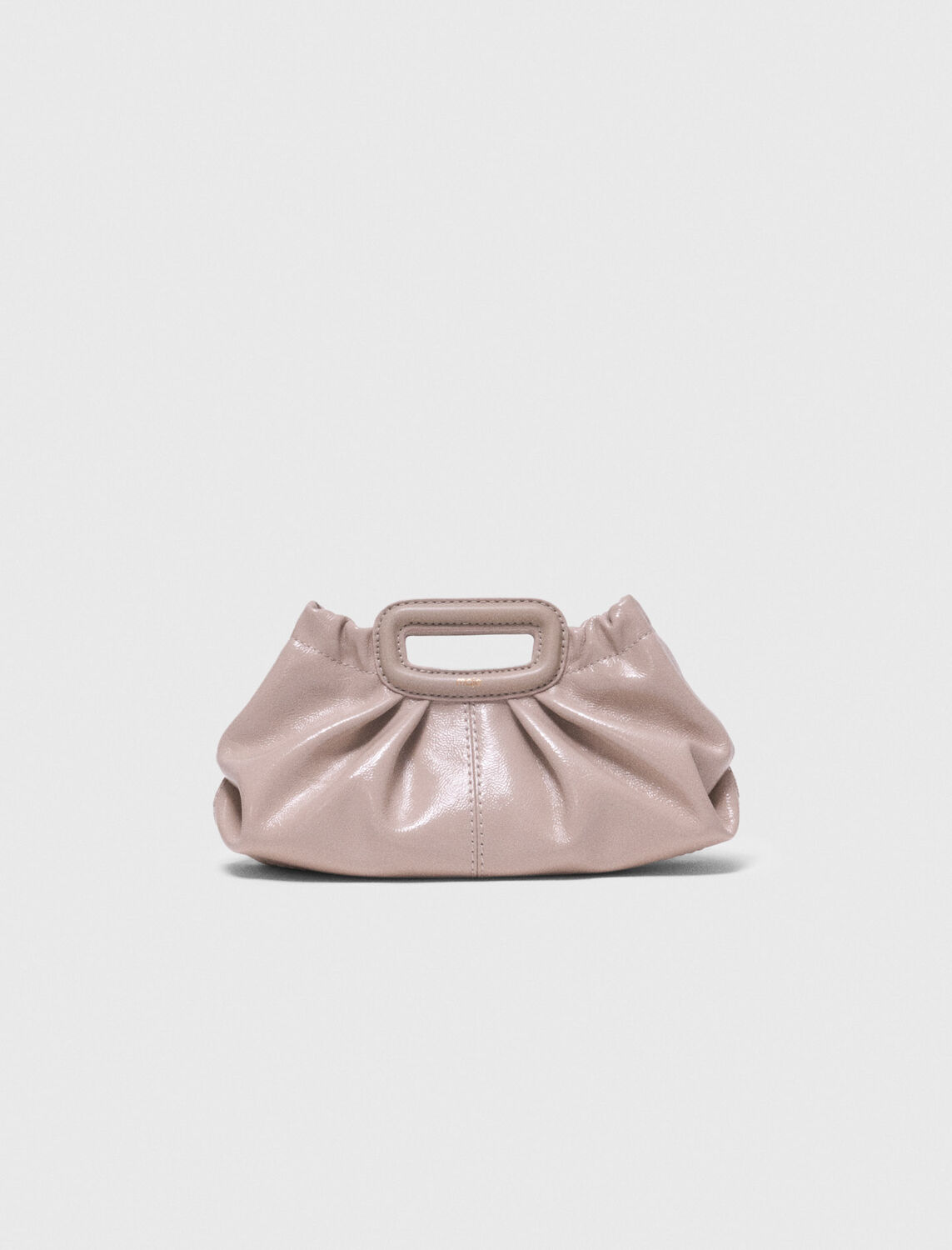 Mini naplak leather clutch -  - MAJE