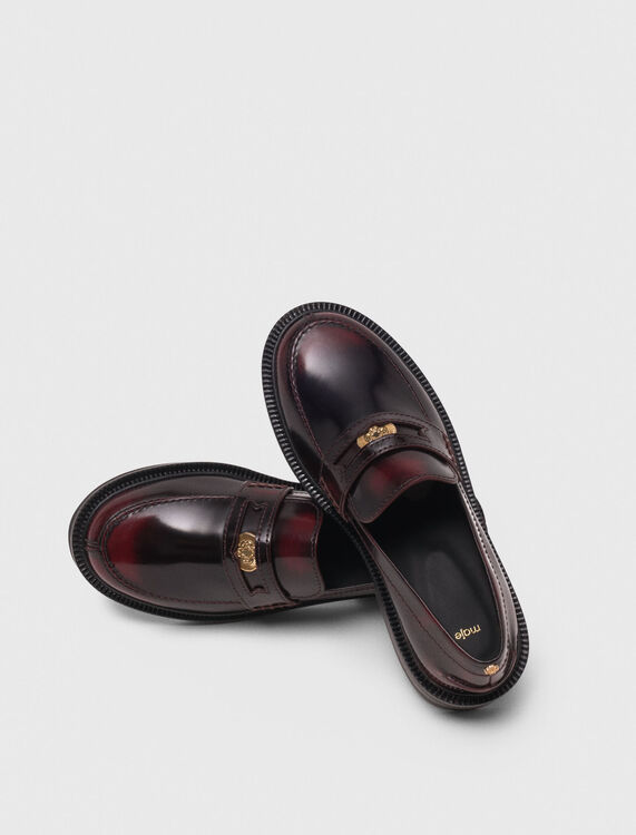 Leather loafers - Sling-Back & Sandals - MAJE