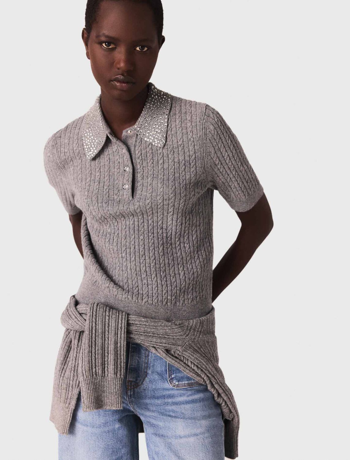 maje : Sweaters & Cardigans color Grey