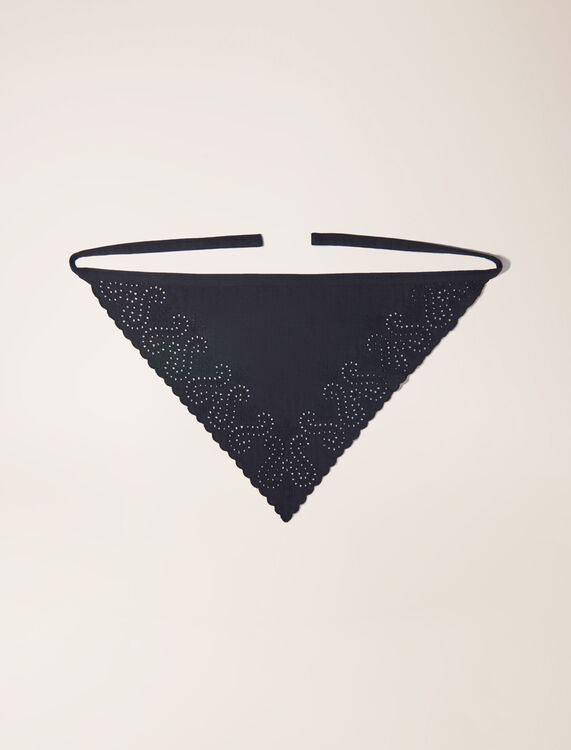 Triangle scarf : Scarves and shawls color White