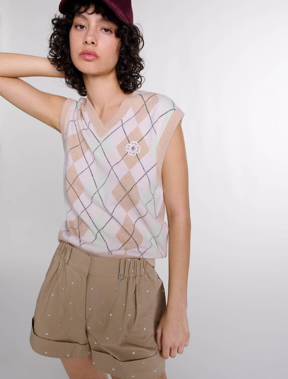 Sleeveless wool blend jumper - Fall-Winter Collection - MAJE