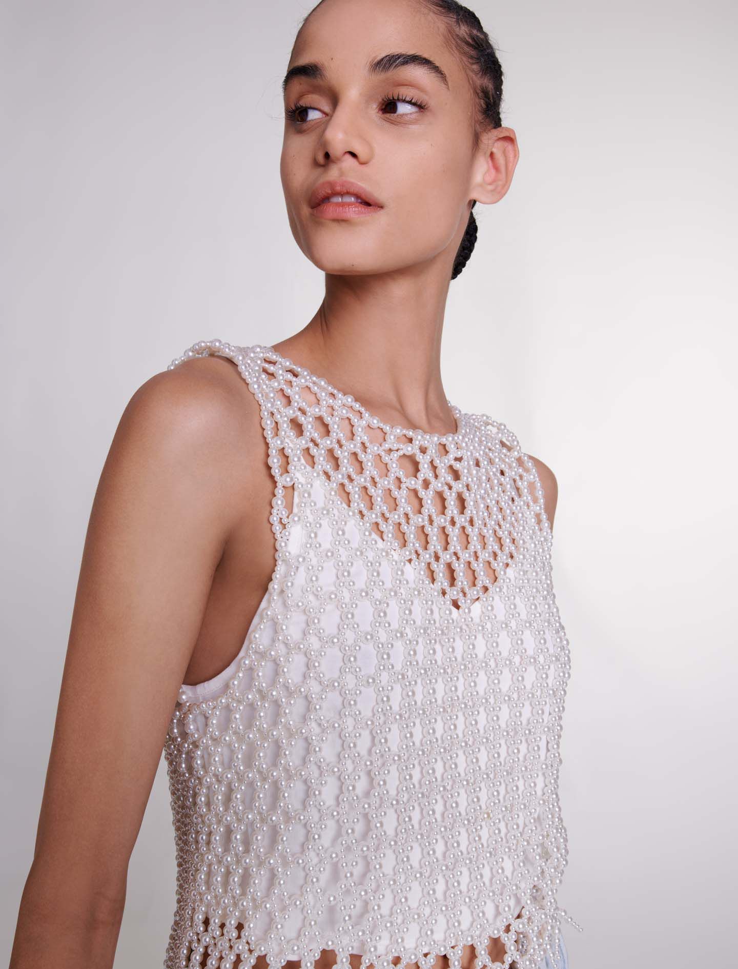 Lace & beads maje new arrivals