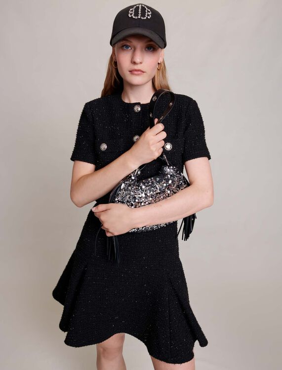 Short tweed dress - Dresses - MAJE