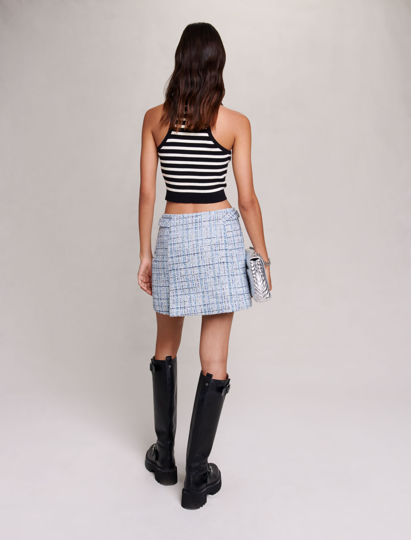 123MARINELIA Striped crop top - null - Maje.com