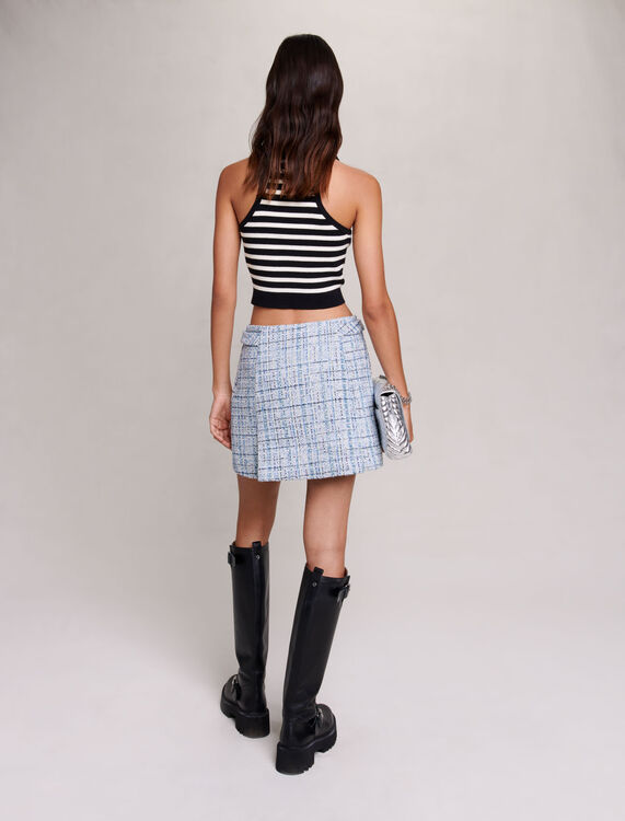Striped crop top - View All - MAJE