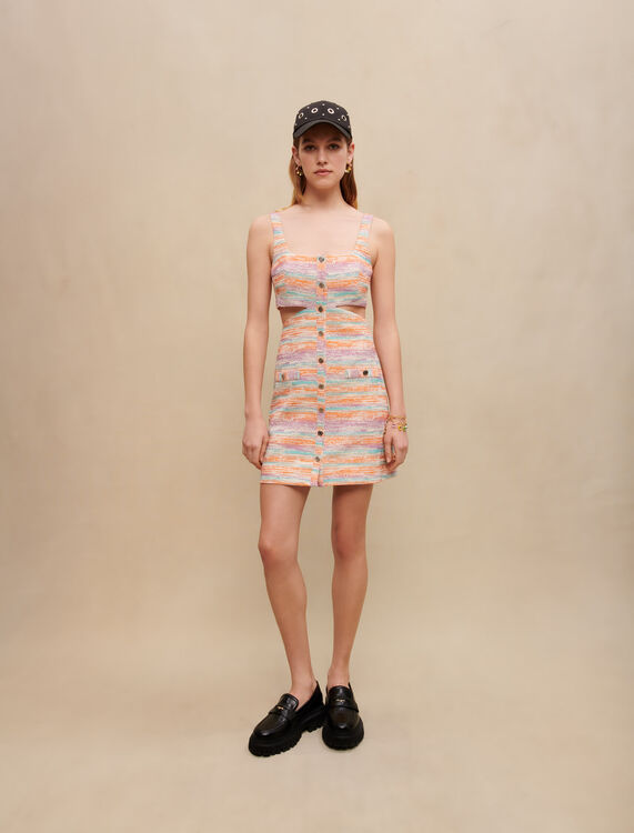 Mini dress with cut-outs - Dresses - MAJE