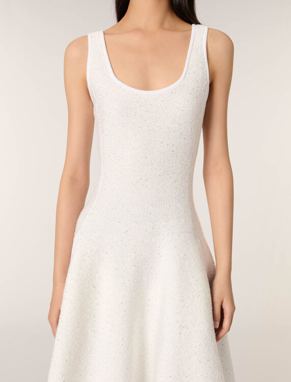 Sequin knit short dress - Dresses - MAJE