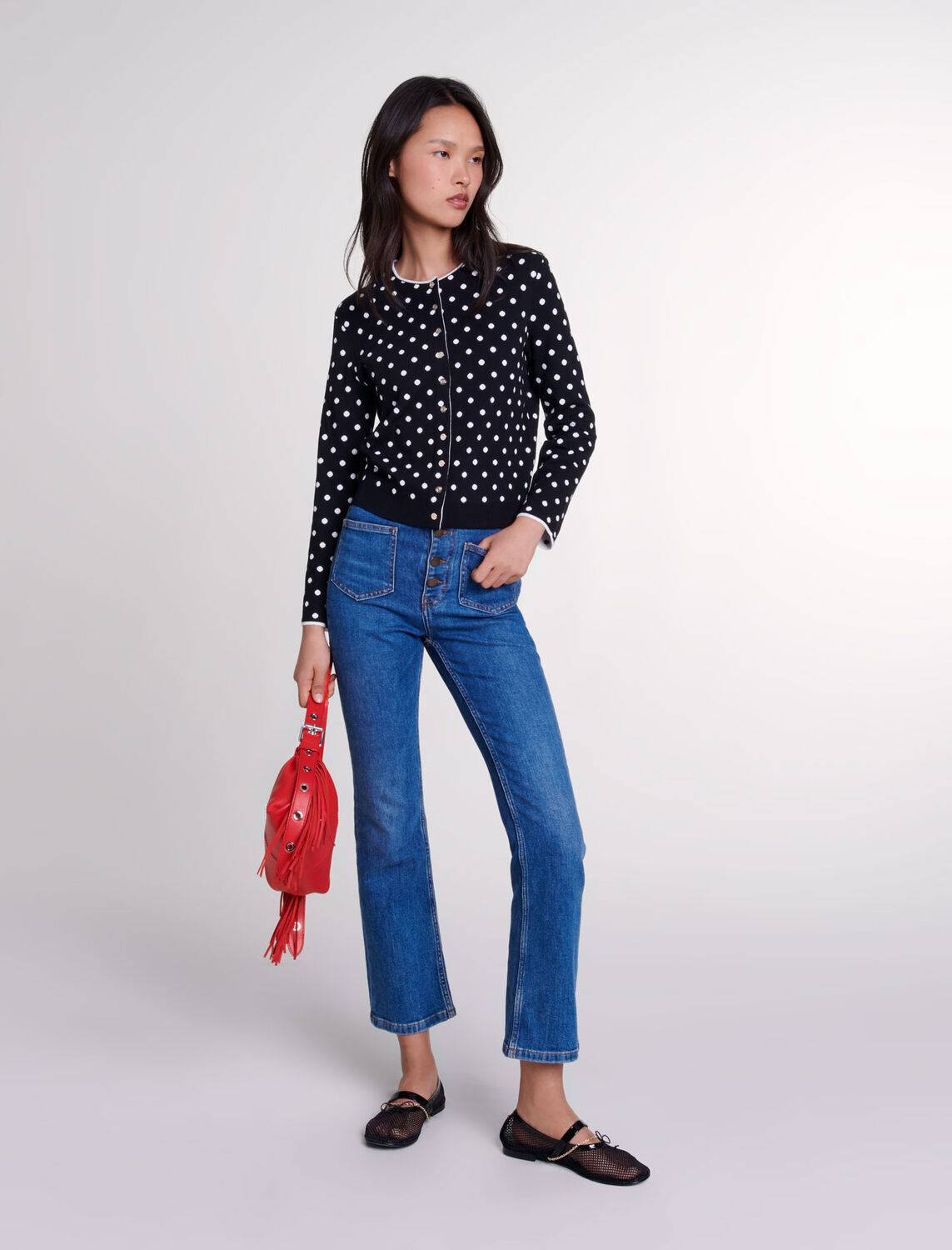 Fancy knit cardigan - Fall-Winter Collection - MAJE