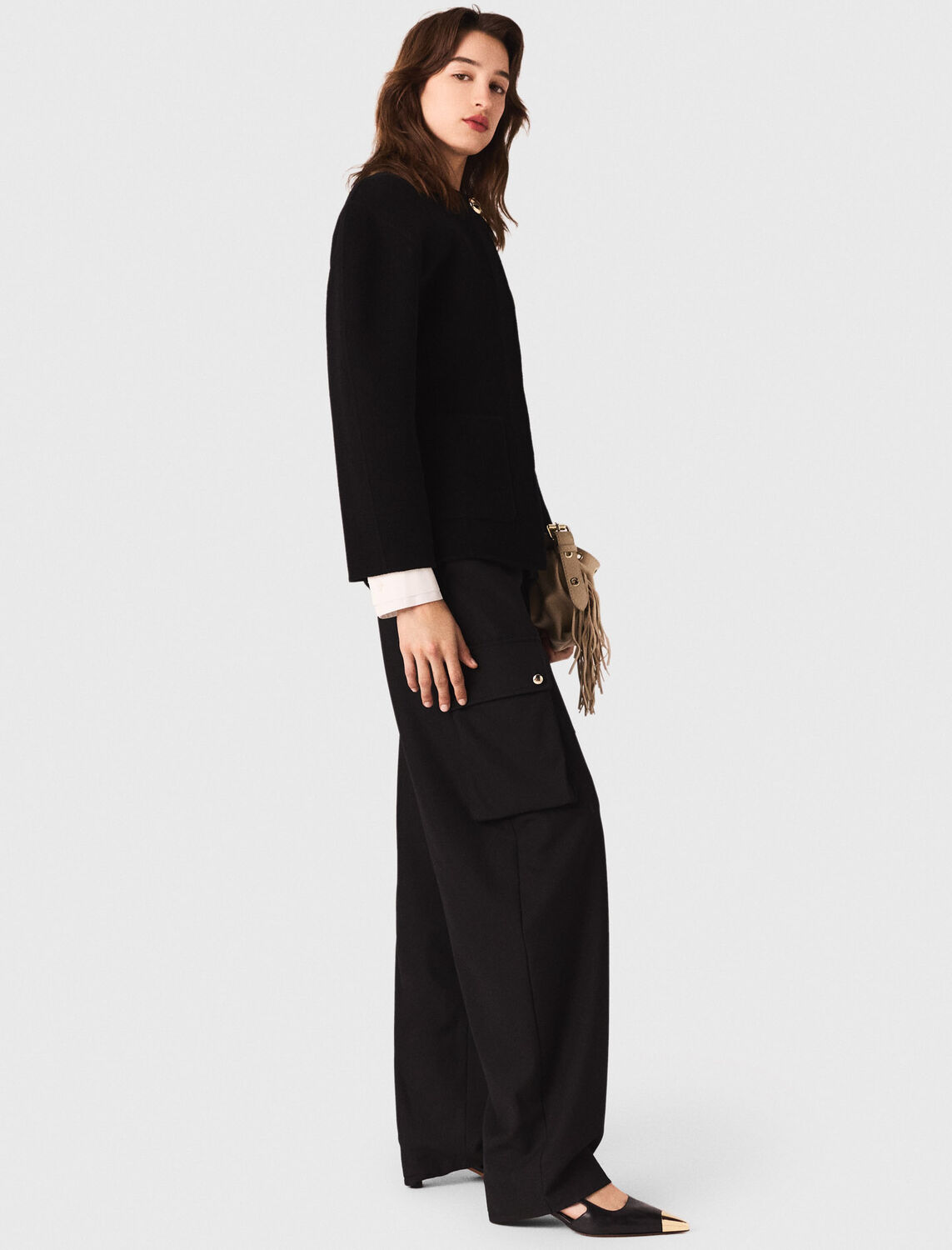 Double-faced coat - Blazers & Jackets - MAJE