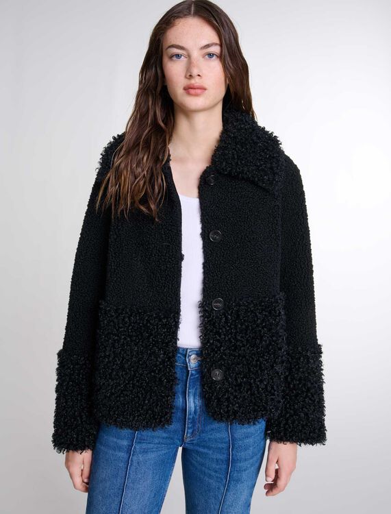Curly jacket - Coats - MAJE