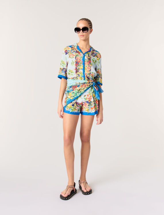 Patterned shorts : Skirts & Shorts color Multicolor floral print