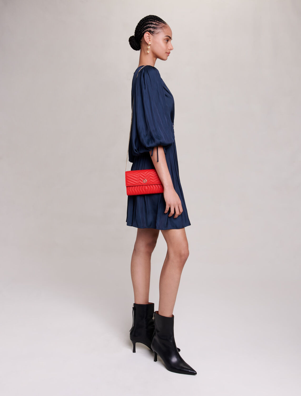 Short satin dress - 30% Off - MAJE