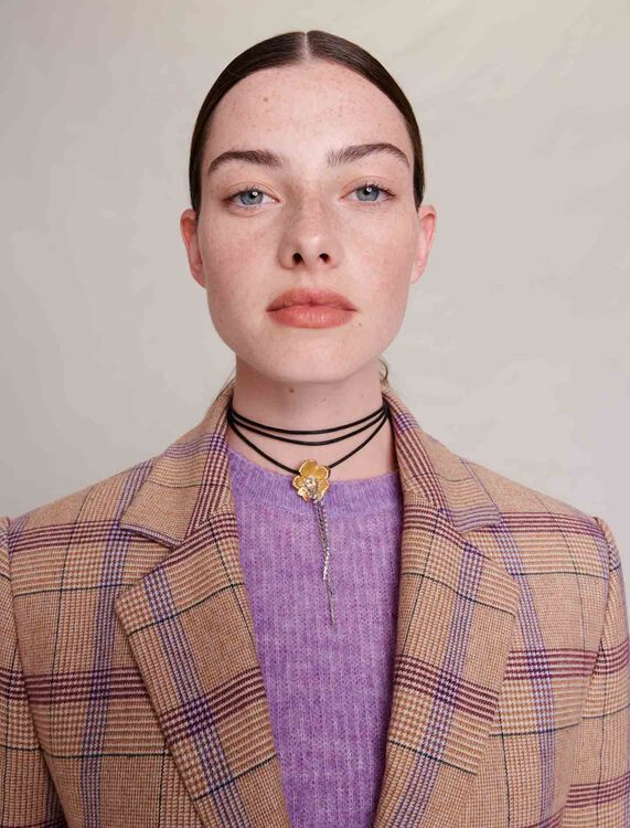 Checked suit jacket - Blazers & Jackets - MAJE