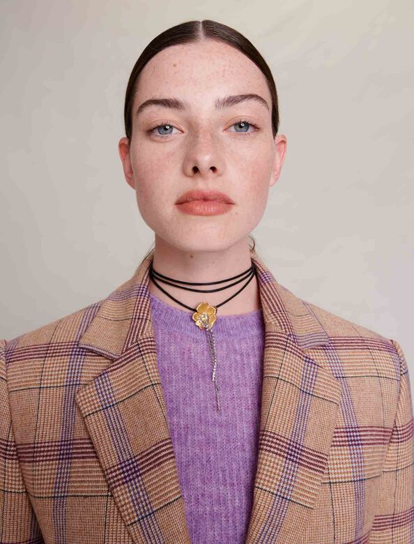 Checked suit jacket : Blazers & Jackets color Beige