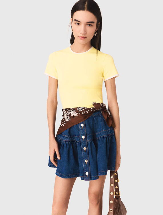 Round back cut-out jumper - Sweaters & Cardigans - MAJE